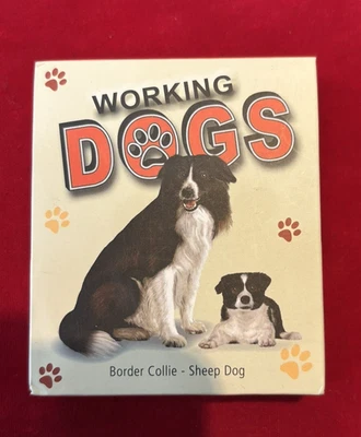 2011 Working Dogs Border Collie - 1oz Colored Silver Proof Perth Mint Coin - Image 1 of 3