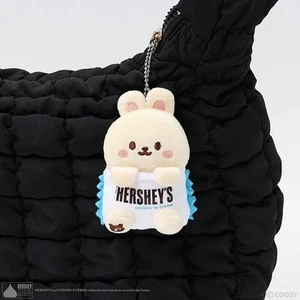 Anirollz x Hershey's Cookies 'n Creme Bunniroll Plüschanhänger Schlüsselanhänger Schlüsselring - Bild 1 von 7
