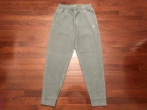 LACOSTE SWEATPANTS MENS SMALL GRAY w/ WHITE ALLIGATOR TAPERED FIT JOGGERS - Picture 1 of 5