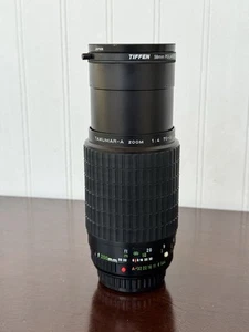 Pentax Takumar Zoom Lens 1:4 70-200mm 35mm Camera Lens Cap Tiffen Polarizer - Picture 1 of 12