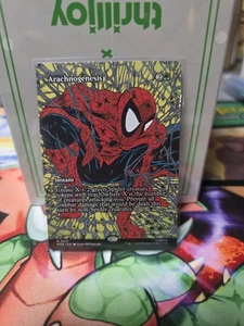 Arachnogenesis (Borderless) - Spider-Man - Magic: The Gathering 0031 casi nuevo - Imagen 1 de 2