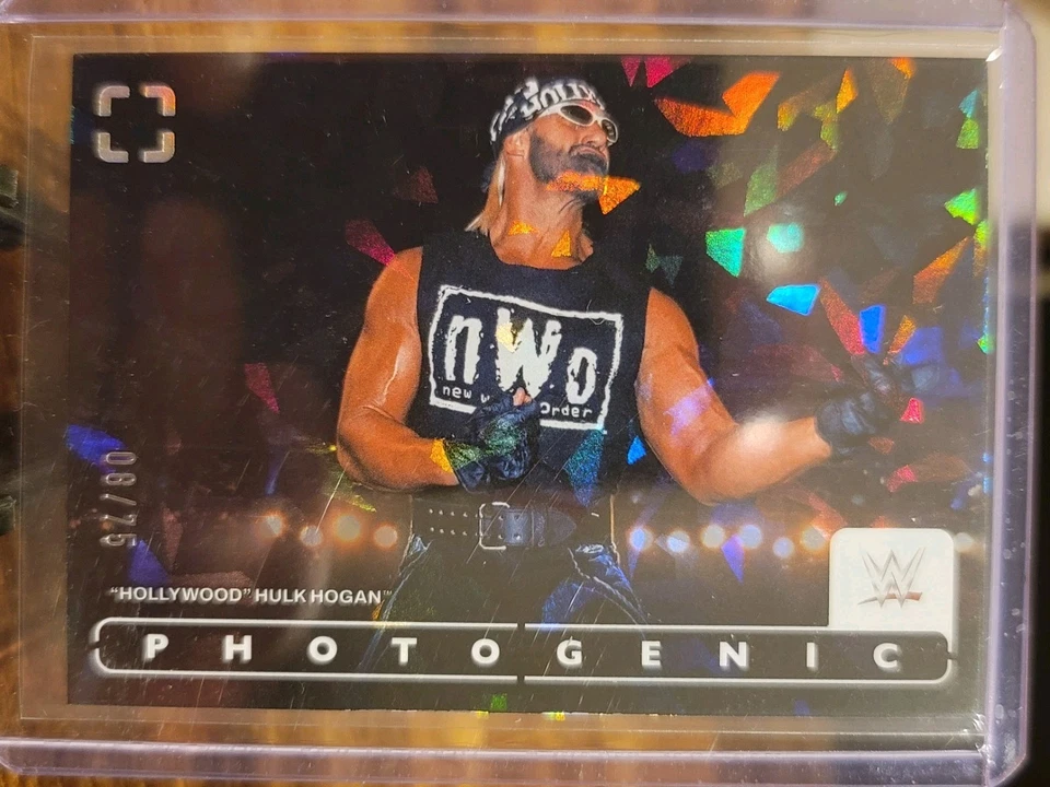 2024 Panini Photogenic WWE Hollywood Hulk Hogan #9 Diamond Parallel /75 - Image 1 of 3
