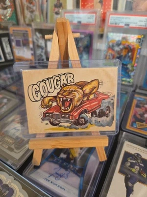DONRUSS ODD RODS sticker #44 Odder/Fantastic 1969-1973 COUGAR - Image 1 of 2