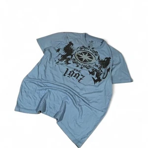 Blue Star Y2K Motorcycles t-shirt - Picture 1 of 5