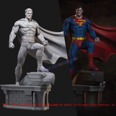 Superman Figure 1/24 1/18 Model Kit Unpainted Garage Kit 3D Printing WY3746 - Image 1 of 4