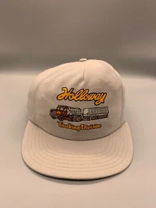 DE COLECCIÓN Gorra de Camionero Gorra A Presión Gris Holloway Camión División Camiones EE. UU. Para Hombres - Imagen 1 de 14
