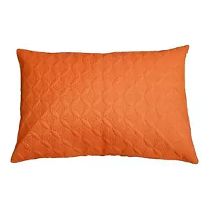 Orange Terracotta Ultrasonic Quilted Cushion Cover 50 x 75 cm - Picture 1 of 5