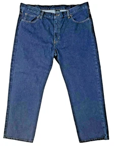 Faded Glory Jeans Mens 42x30 Regular Fit Straight Leg 5 Pocket Design Blue Denim - Picture 1 of 9
