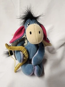 Disney Store Cupid Eeyore 9" Mini  Bean Bag Mint with Tags Valentines Day - Picture 1 of 3