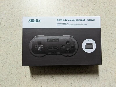 8Bitdo SN30 2.4G Wireless Gamepad for Original SNES/SFC Transparent IN HAND!!! - Image 1 of 3