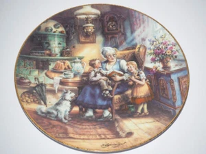 Sammelteller - Wandteller - Besuch bei den Großeltern - Omas Märchenstunde - Picture 1 of 3
