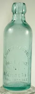 EMMERMAN BROS 102 E 2D ST NY BLOB SODA FLASCHE - Bild 1 von 5