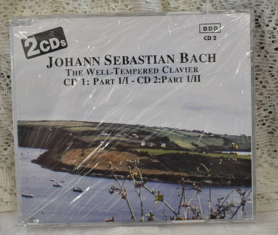 Johann Sebastian Bach The Well Tempered Clavier Part 1 I II CD 1989 Pilz
