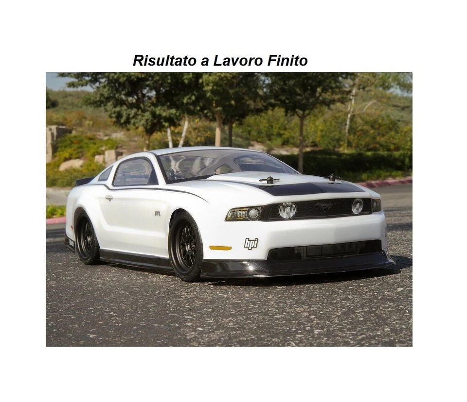 HPI 106108 Carrozzeria FORD MUSTANG 2011 1/10 Trasparente HPI RACING - Immagine 1 di 2