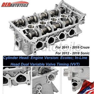 For 2011-2018 Chevy Cruze Sonic 1.8L L4 DOHC Cylinder Head Assembly W/ Valve - Picture 1 of 13