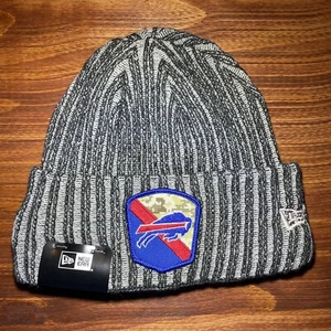 New Era Buffalo Bills Salute To Service Beanie 2023 schwarz grau Strick NFL NEU - Bild 1 von 4