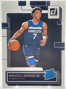 2022-23 Donruss Rated Rookie #226 Wendell Moore Jr Timberwolves RC - Bild 1 von 2