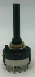 Interruptor Lorlin CK1037 4 polos 3 pos interruptor de oblea giratorio (F0) - Imagen 1 de 6