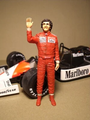 1/18 FIGURE  ALAIN PROST  VROOM PAINTED  GP REPLICAS  EXOTO  MATTEL  MINICHAMPS - Image 1 of 4