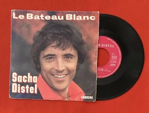 SACHA DISTEL LE BATEAU BLANC BELLES JAMBES 49699 VG+ VINYLE 45T SP - Imagen 1 de 4