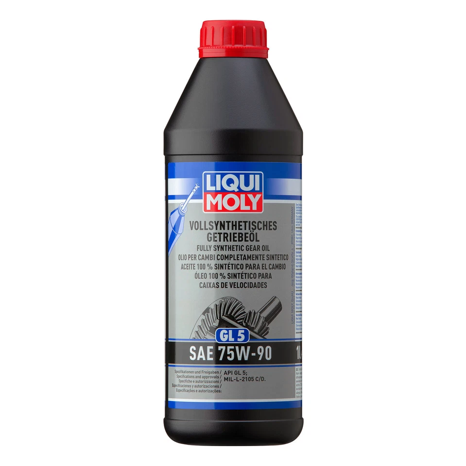 LIQUI MOLY GL5 SAE 75W-90 Getriebeöl, Vollsynthetisch - 1 L (1414)
