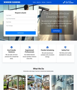 Window Cleaning Business Website | Ready-to-Use Professional Solution - Picture 1 of 3
