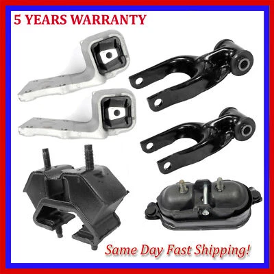 Montaje de motor y transmisión para juego de 6 piezas 97-04 Oldsmobile Silhouette 2,4 L Foto 1 de 4