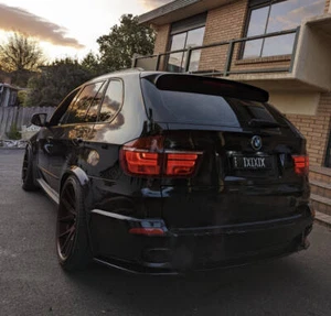 BMW X5 E70 rear sides lip to m sport bumper diffuser - Bild 1 von 5