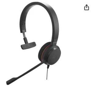 Jabra Evolve 20SE UC Mono On-Ear Kopfbügel Headset - Schwarz - Bild 1 von 4
