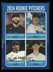 2024 Topps Heritage High Number Dark Blue #618 2024 Rookie Pitchers - Bild 1 von 2