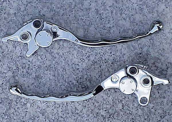 Kawasaki Vulcan 88 1500 1600 1987-2008 palanca de freno delantero y embrague dedo cromado Foto 1 de 1