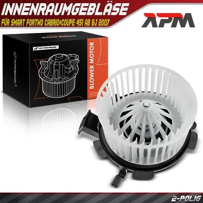 Gebläsemotor Innenraumgebläse 138W für Smart Fortwo Cabrio+Coupe 451 ab bj 2007- - Bild 1 von 4