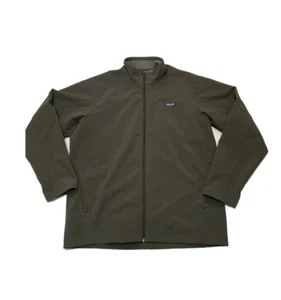 Patagonia Windproor leeway Jacket Men's Size XL Gray Softshell Full zip jacket - Picture 1 of 5