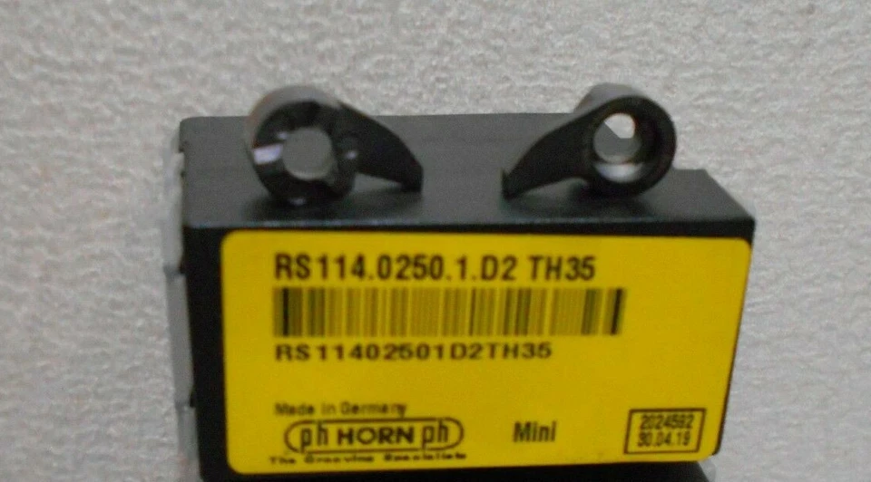 CAJA DE 2 INSERTOS DE CARBURO RANURADORAS FRESA BOCINA RS114.0250.1.D2 TH35  Foto 1 de 1