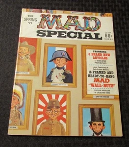 1971 MAD MAGAZINE SPRING SPECIAL Annual FVF 16 Wall-Nuts Pin-Ups - Picture 1 of 2