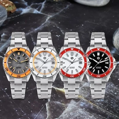 SAN MARTIN SN0129-G-D Automatic Enamel Dial Date Display 39mm 200M Diver Watch - Image 1 of 4