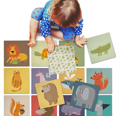 Memospiel Classic Jumbo Holz - Legekartenspiel Gedächtnisspiel Memo Spiel Kinder - Bild 1 von 4