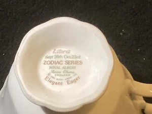 Royal Albert libra tea cup bone china 1987 - Picture 1 of 7