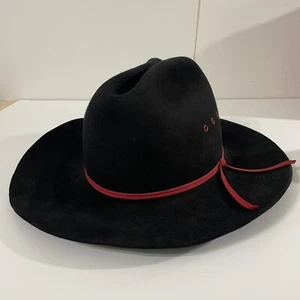 Vintage Beaver Hats Brand Cowboy Hat Size 6 1/2 - Picture 1 of 13