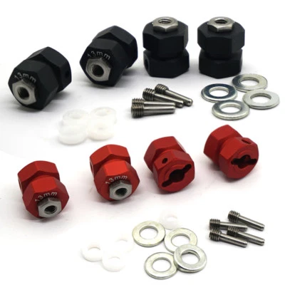 12mm Hex Hub Radnaben mit Sechskant Radmitnehmer 13mm Verbreiterung für Wraith - Bild 1 von 4