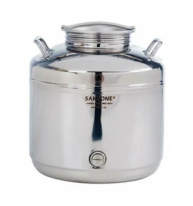 Sansone Fusto saldato Europa 25 litri lt inox contenitore olio vino bidone Rotex - Foto 1 di 5