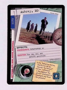 Aubrey, MO 1996 X-Files Trading Card Game TCG CCG Site Card Common - Picture 1 of 2