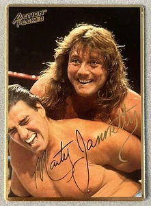 Carta singola WWF Action Packed 1994 Marty Jannetty #22 Rick Martel Rockers - Foto 1 di 2