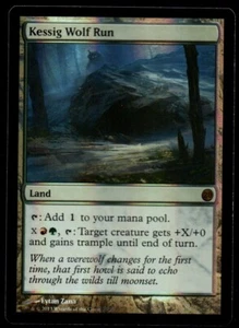 MRM ENGLISH FOIL Kessig Wolf Run - Karenne au Loup de Kessig MTG Magic FTV - Picture 1 of 1