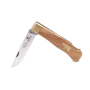 NUOVO COLTELLO DA TASCA PIEGHEVOLE CACCIA ORSETTO LOCKBACK TEDESCO LONTRA SOLINGEN ONDURA - Foto 1 di 13