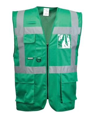 Portwest UF476 Iona Executive Safety Lightweight Zip Vest with Reflective Tape - Image 1 of 4