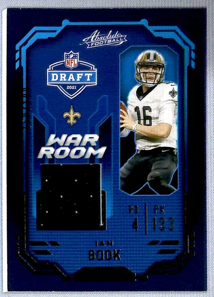 2021 Panini Absolute War Room Ian Book Jersey /199 #WRM-IBO New Orleans Saints - Image 1 of 2
