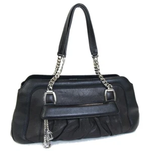 Cartier Radonya Chain Tote Bag Shoulder Bag Leather Dark Brown Women From Japan - Picture 1 of 10