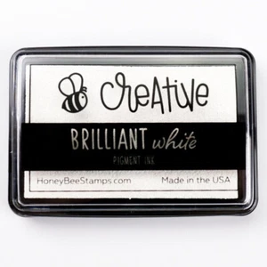 Honey Bee Creative Pigment Ink Pad - Brilliant White   - Picture 1 of 3