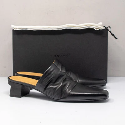Mules Marsèll Sbalzo de cuero negro, talla 8 EE. UU. (38 UE) Foto 1 de 4